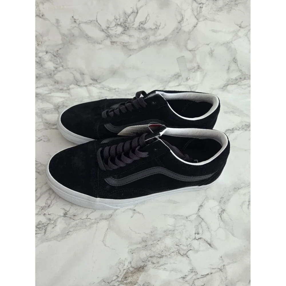 Vans Black Old Skool Corduroy Shoe Mens Size 8 - Picture 4 of 9